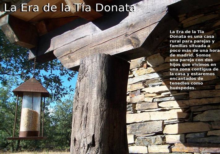 Casa rural para 2 personas, con Terraza y Jardín en Provincia de Guadalajara