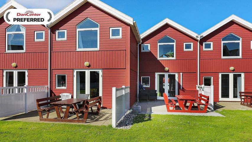 Lägenhet för 6 Personer, med trädgård samt utsikt och terass i Nordjylland