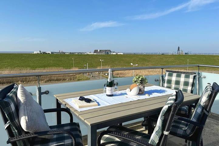 Loft voor 4 personen, met balkon en sauna in Dorum