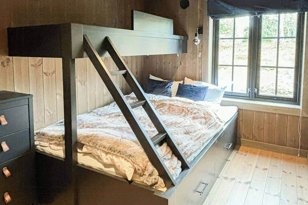 Architektonisch gestaltete Berghütte in Lygna mit Aussicht in Gran
