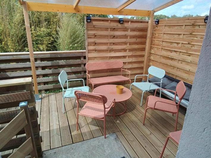 Location de vacances pour 8 personnes, avec jardin à Coulogne