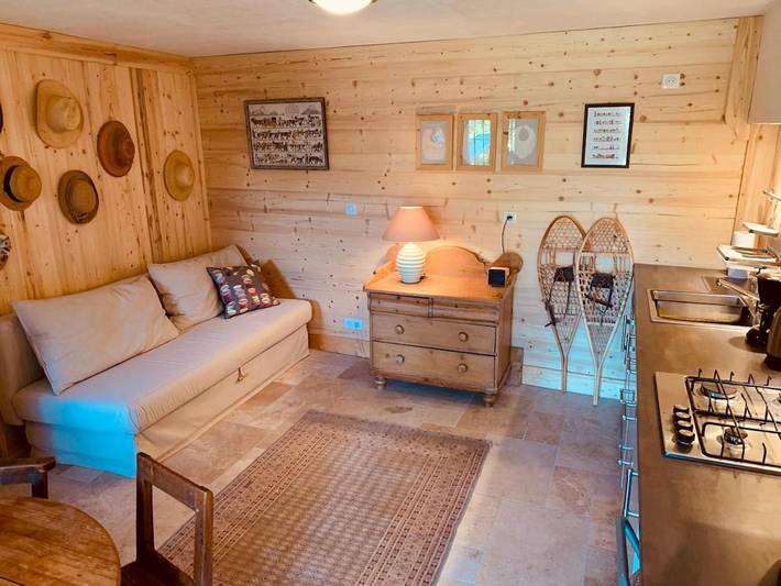 Appartement de vacances pour 4 personnes, avec vue et jardin