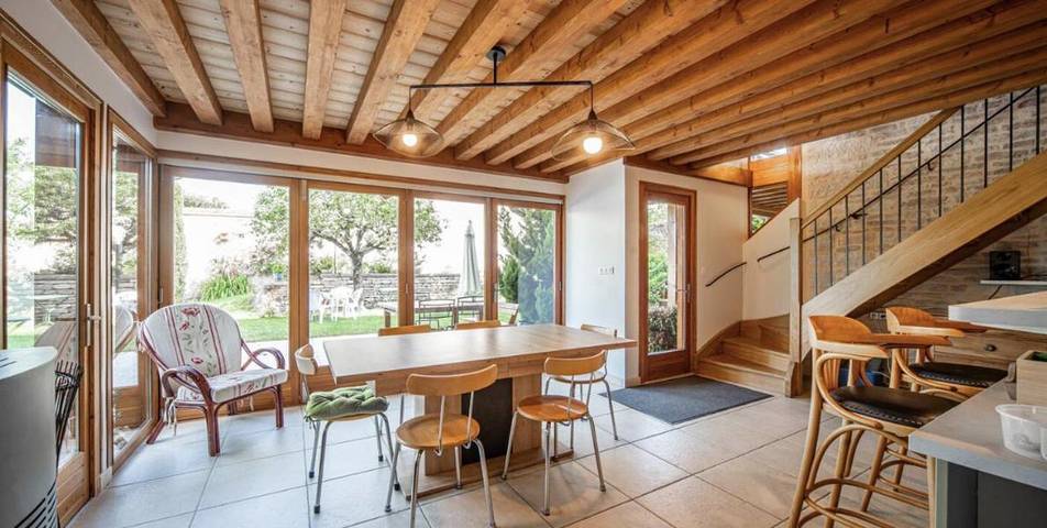 Location de vacances pour 9 personnes, avec jardin ainsi que balcon et vue, adapté aux familles à Mancey - 2