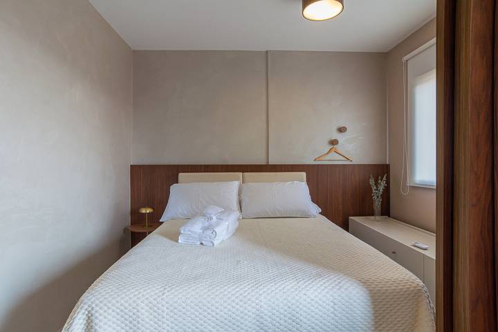 Vacation rental for 2 people, with pool and balcony in São Paulo