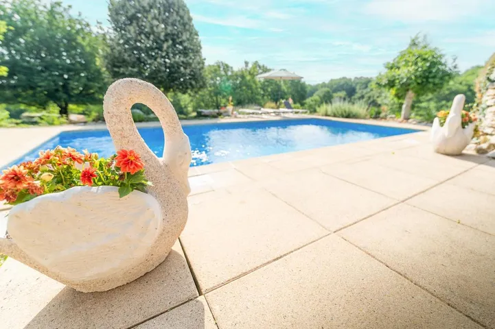 Maison de vacances pour 10 personnes, avec jardin ainsi que piscine et vue - 1