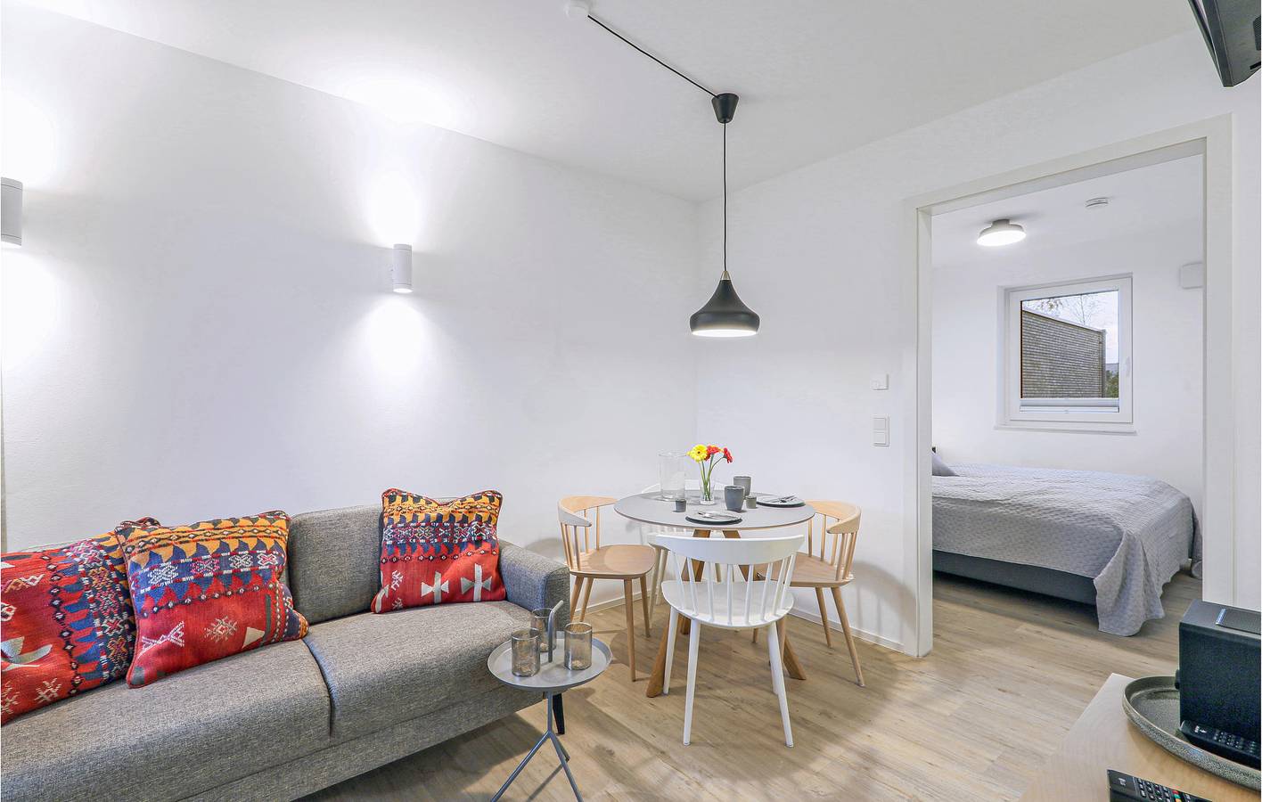 Ganze Ferienwohnung, Gemütlicher Aufenthalt: Terrassenwohnung mit Parkplatz und Internet, zu Fuß zum Essen und zum Fluss in Marissa Ferienpark, Lembruch