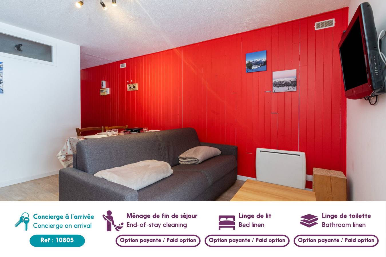 Appartement entier, À 280m des pistes, appartement pour 6 in Adervielle-Pouchergues, Pyrénées