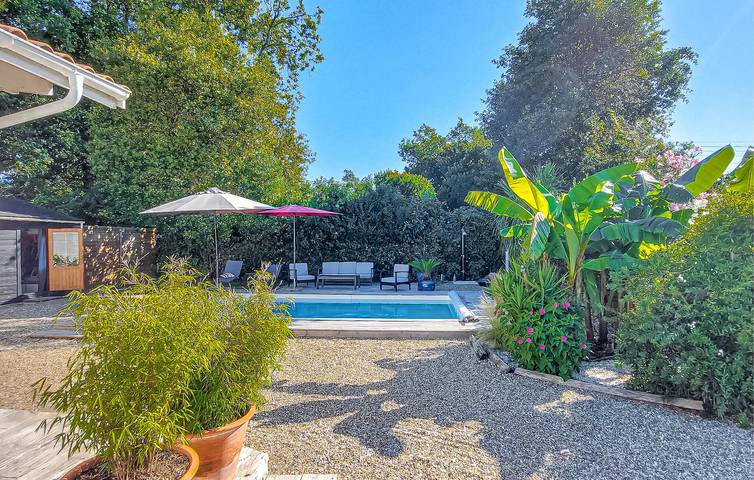 Retiro junto a la playa con piscina y WiFi, a 1,5 km de la playa in Andernos-les-Bains, Region de Arcachon