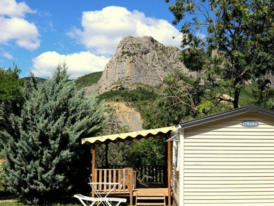 Camping Les Princes D'Orange - Mobilheim 6 personen - Mobilheim Confort Compact - 3 Zimmer in Orpierre, Gap und Umgebung