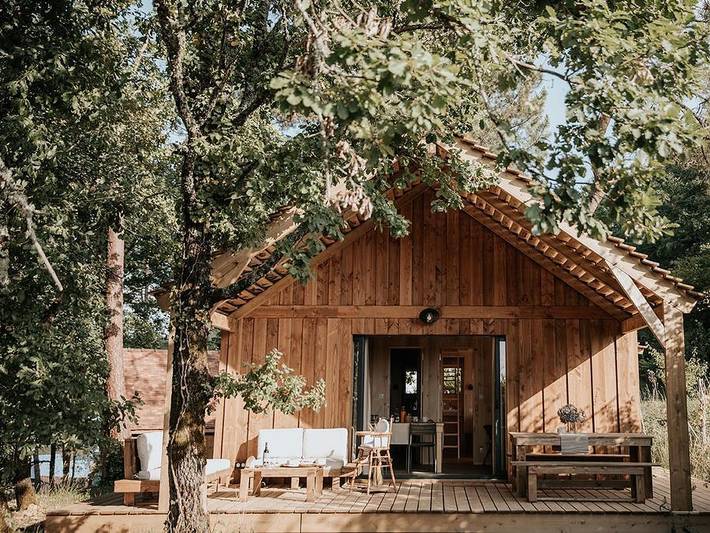 Camping pour 6 personnes, avec bassin pour enfant en Gironde