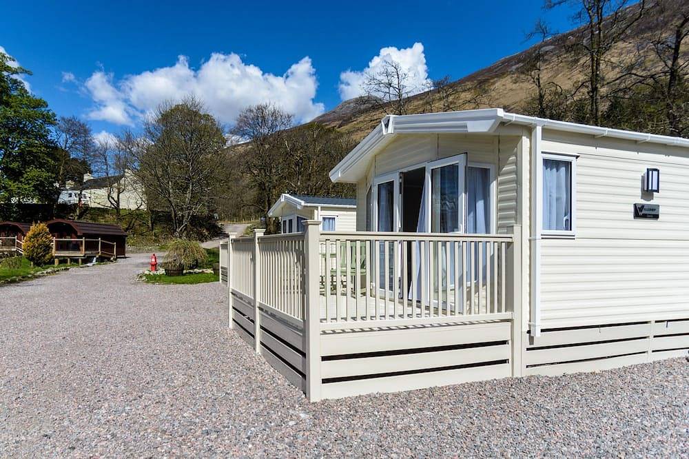 Caravan with stunning mountain views in Glencoe, Highlands