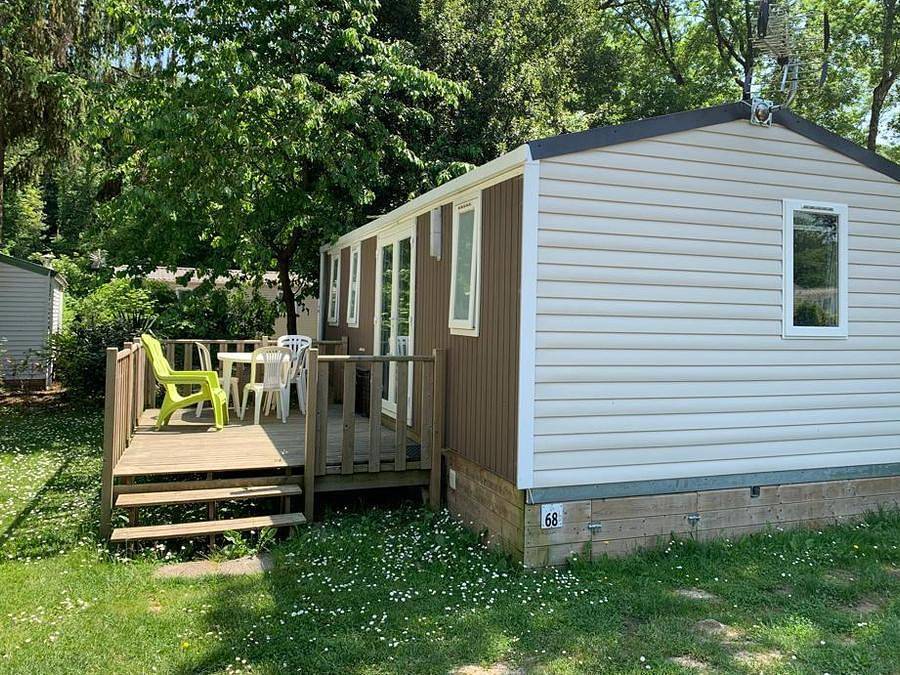 Camping Du Pre Des Moines - Mobilheim 2 personen - Coriandre *** 3 Schlafzimmer in Gouvieux, Oise