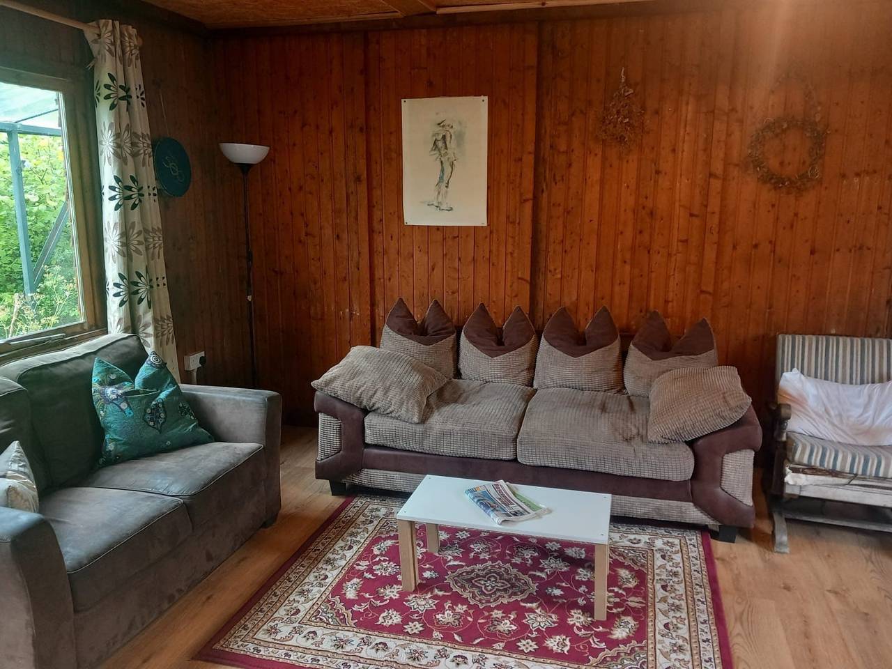 Blockhütte für 3 Personen mit Balkon in County Roscommon