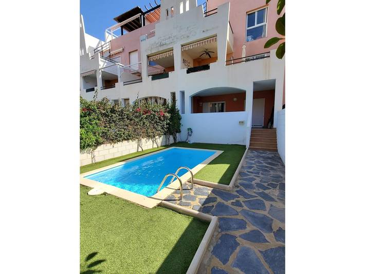Holiday rental for 6 people, with terrace and garden as well as pool, child-friendly in Vera