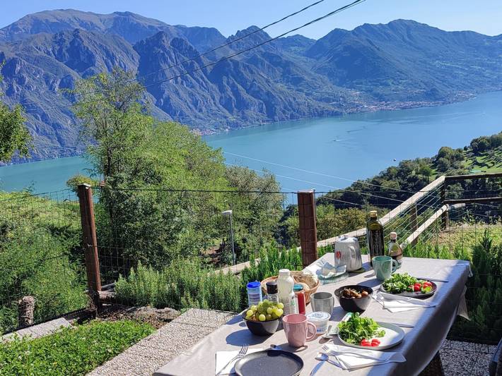 Ferienhaus für 6 Personen, mit Terrasse am Iseosee