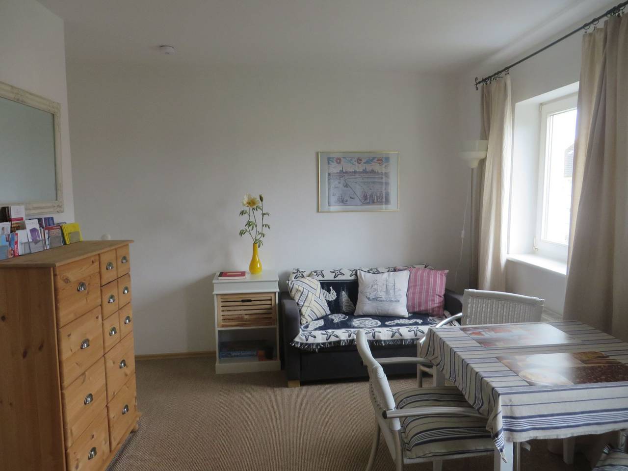Apartamento entero, Appartement in Wismar mit Garten in Wismar, North-West Mecklenburg (Wismar region)
