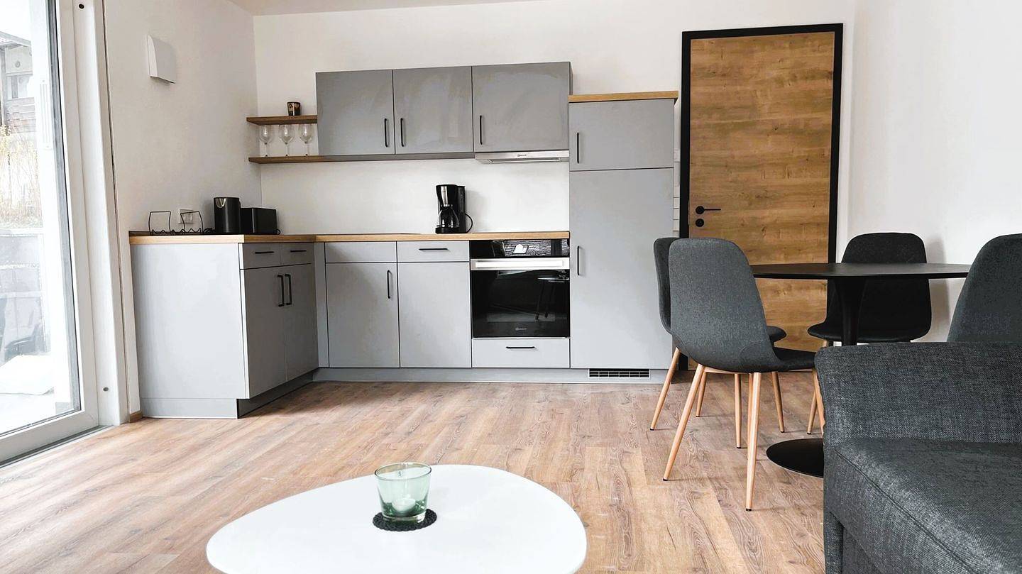 Ganze Wohnung, Entspannen Sie im modernen Ferienhaus Hochsiedelblick in Oberstaufen in Thalkirchdorf, Oberstaufen