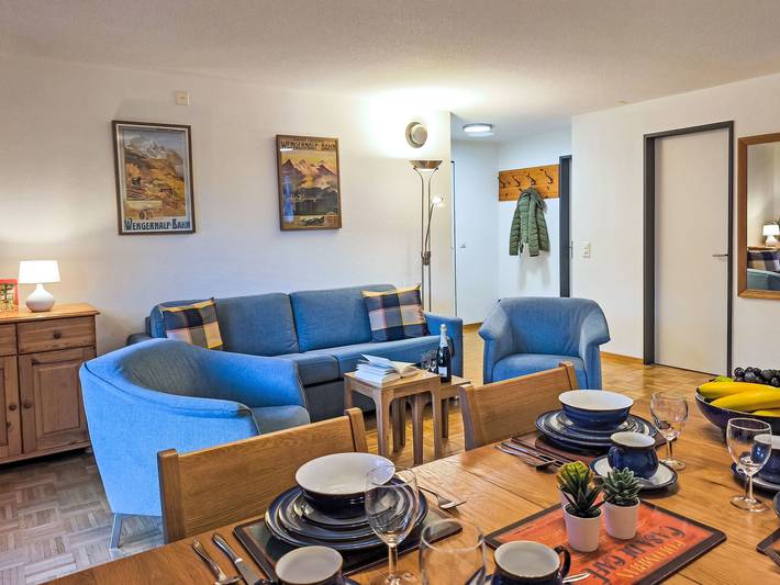 Ferienwohnung für 4 Personen, mit Balkon in Wengen
