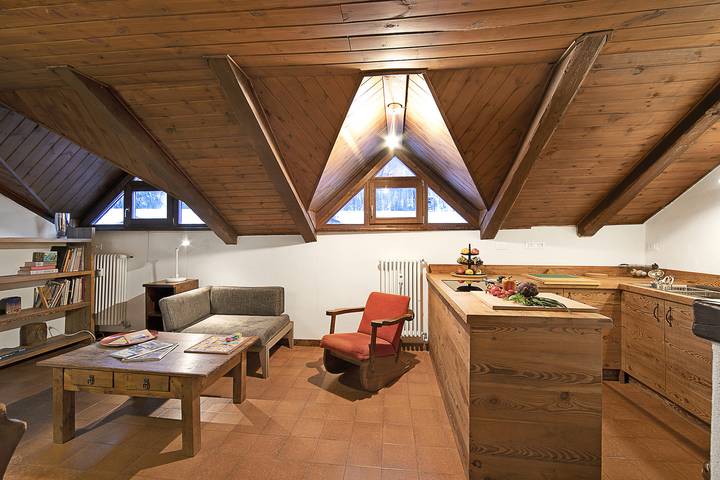 Ganze Wohnung, Appartamento La Fontaine Ski In Ski Out in Claviere, Via Lattea