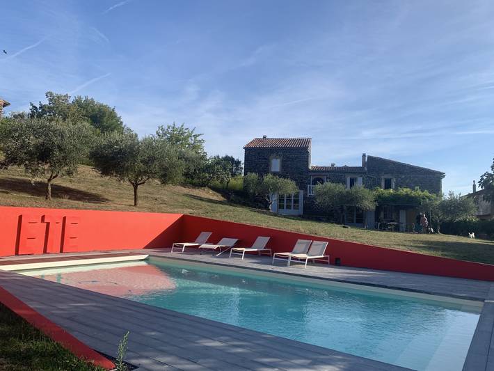 Location de vacances pour 11 personnes, avec piscine et jardin à Saint-Lager-Bressac - 3