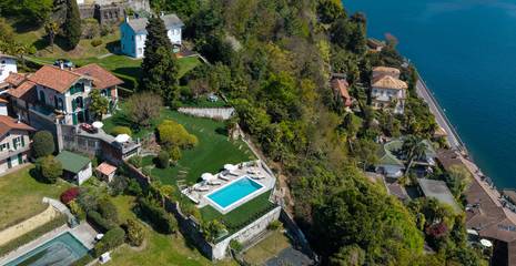 Ferienhaus für 12 Personen, mit Garten und Terrasse sowie Seeblick und Pool, mit Haustier am Lago Maggiore