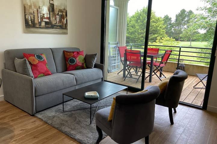 Gîte pour 4 personnes, avec terrasse et piscine à Saint-André-des-Eaux - 4