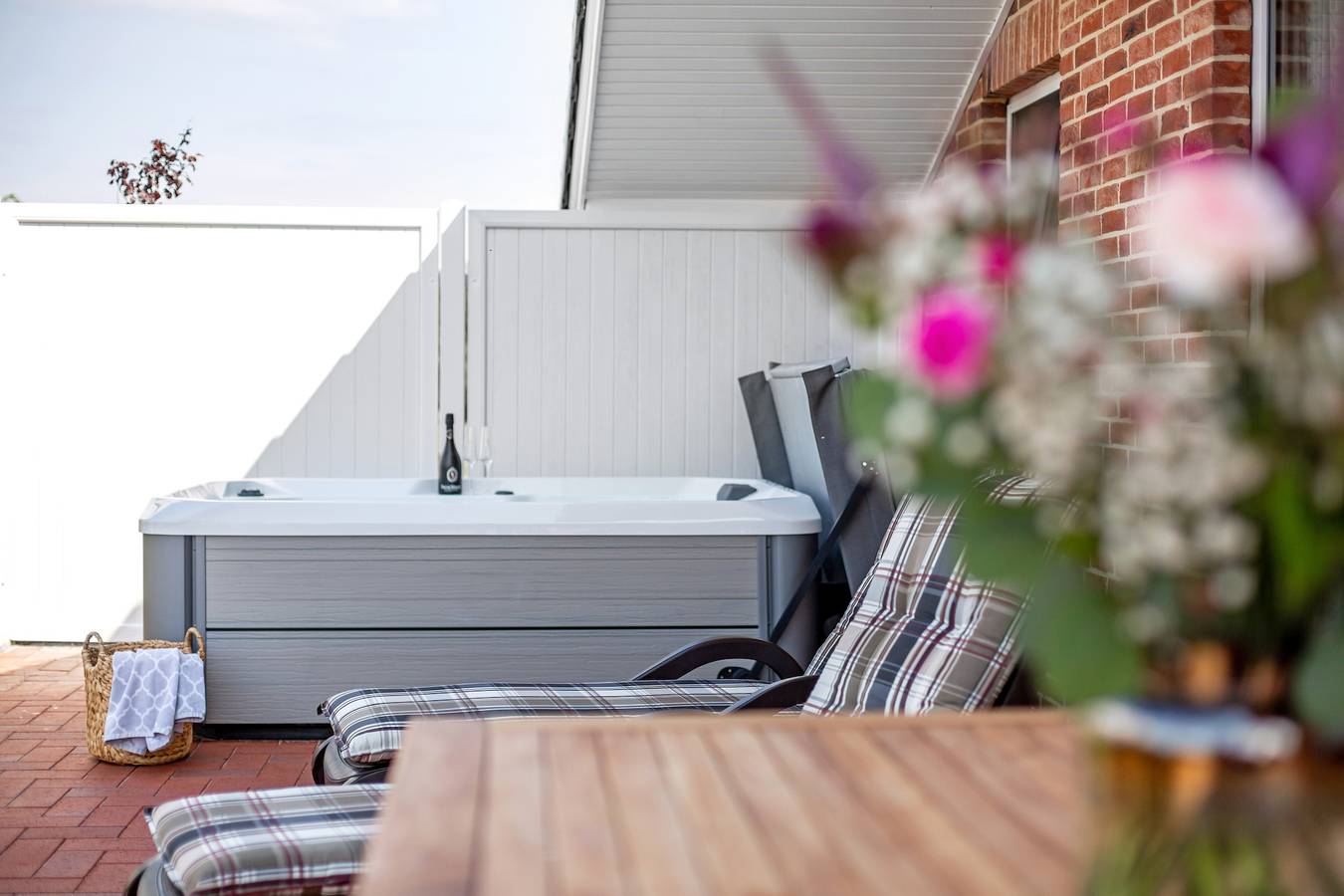 Wellness- Doppelhaushälfte "Meer" eingezäunt 1.30m in Bojendorf, Fehmarn