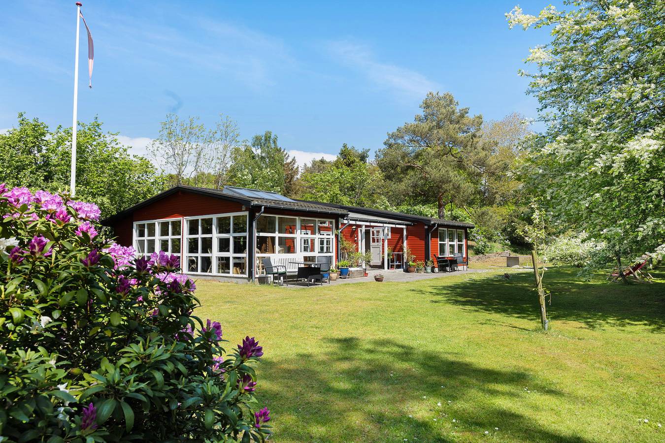 Schönes Ferienhaus im Erholungsgebiet in Boderne, Aakirkeby