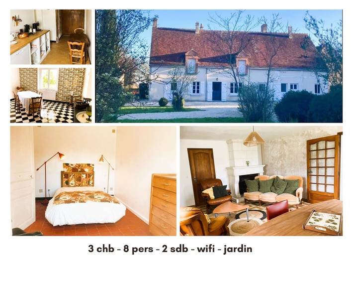 Maison de vacances pour 8 personnes, avec jardin et terrasse