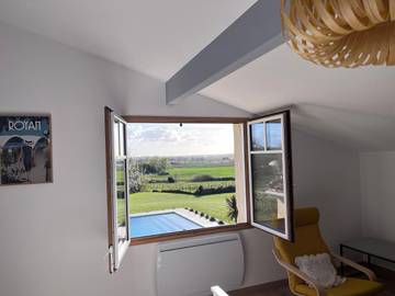 Chambre d’hôte pour 2 personnes, avec jardin ainsi que piscine et terrasse à Fours (Gironde)