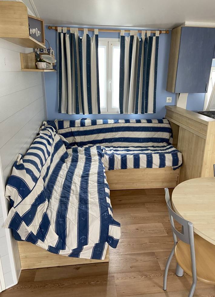 Mobil home pour 4 personnes, avec piscine ainsi que jacuzzi et jardin, animaux acceptés à Noyelles-sur-Mer - 4
