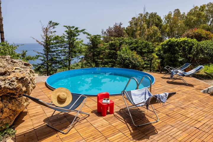 Villa Angelica with Seaview in Scopello, Castellammare del Golfo