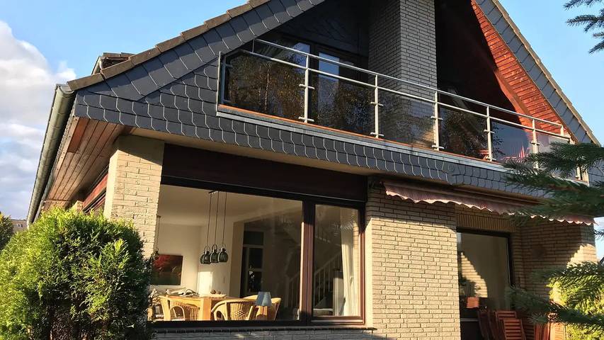 Ferienhaus für 6 Personen, mit Garten und Balkon