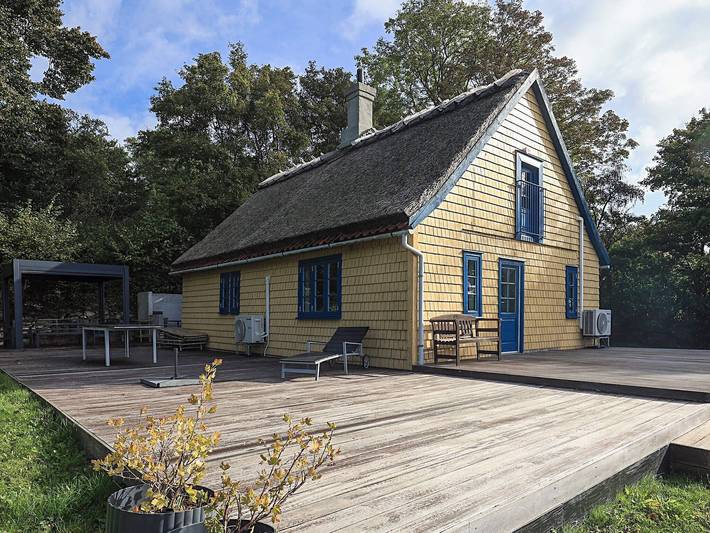 Chalet für 6 Personen, mit Terrasse, mit Haustier auf Seeland
