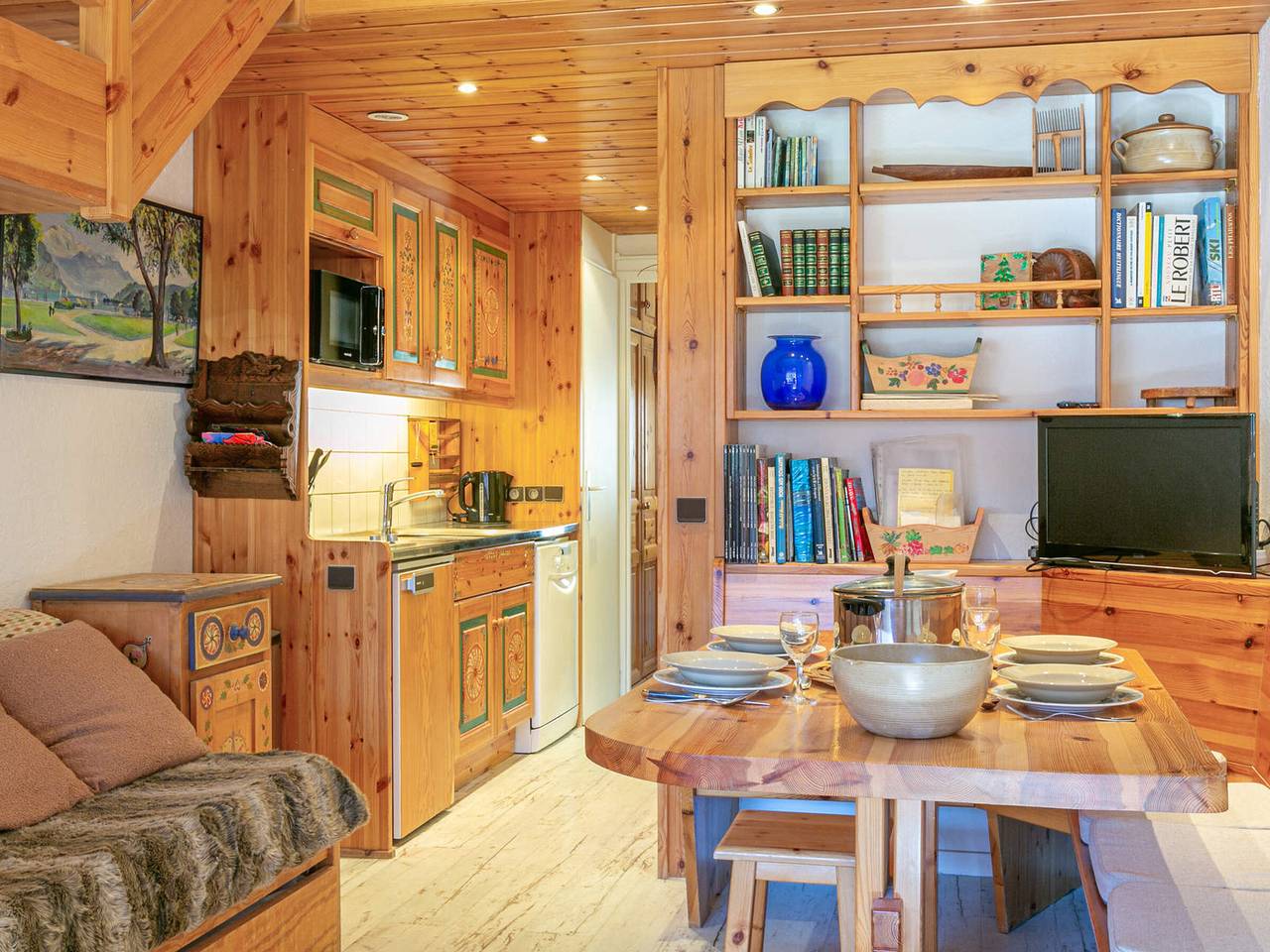Apartamento entero, Apartamento dúplex para 5 con wifi y aparcamiento en Val-d'Isère in Val-d'Isère, Macizo del Ruitor
