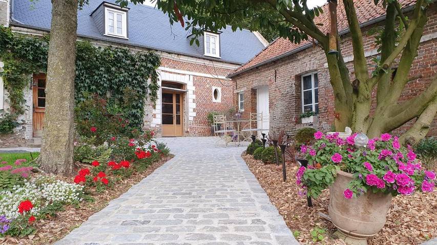 Location de vacances pour 4 personnes, avec vue et jardin, adapté aux familles à Saint-Riquier - 2