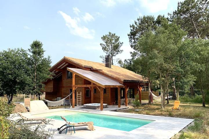 Chalet pour 9 personnes, avec jardin