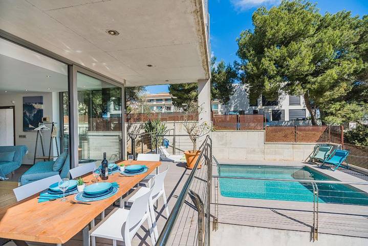 Ferienhaus für 7 Personen, mit Terrasse und Garten sowie Pool in Playa de Muro - 2