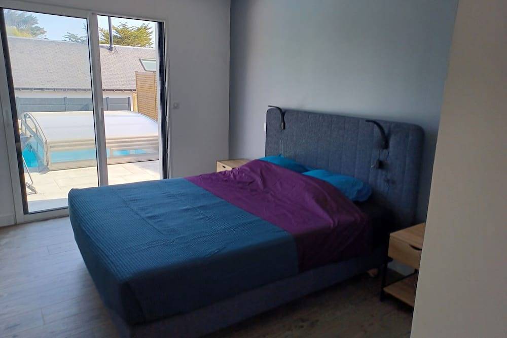 Villa 4 chambres, 10 couchages, Piscine privée chauffée plage à 4 min de marche in Clohars-Carnoët, Côte de Cornouaille