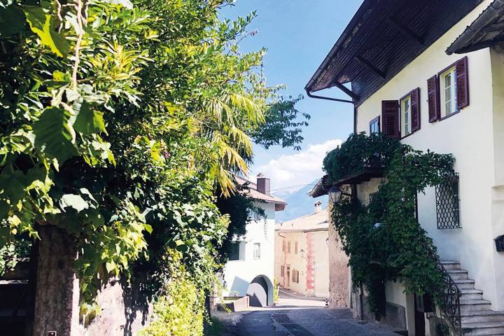 Ferienwohnung für 8 Personen, mit Garten und Ausblick