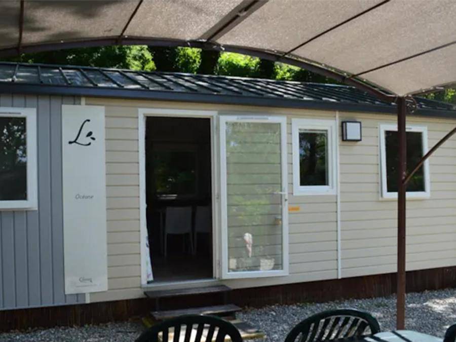 Camping Campasun le Soleil - Mobilhome 5 personas - Mobil home Provence 2 habitaciones in Esparron-de-Verdon, Parc naturel régional du Verdon