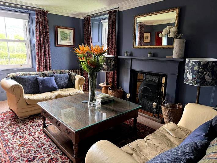 Eine traditionelle viktorianische Villa in Kinloch Rannoch in Perthshire