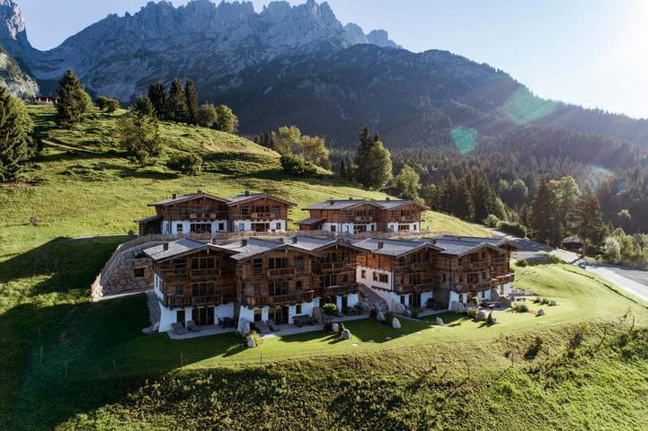 Chalet für 8 Personen, mit Sauna und Garten sowie Ausblick, mit Haustier