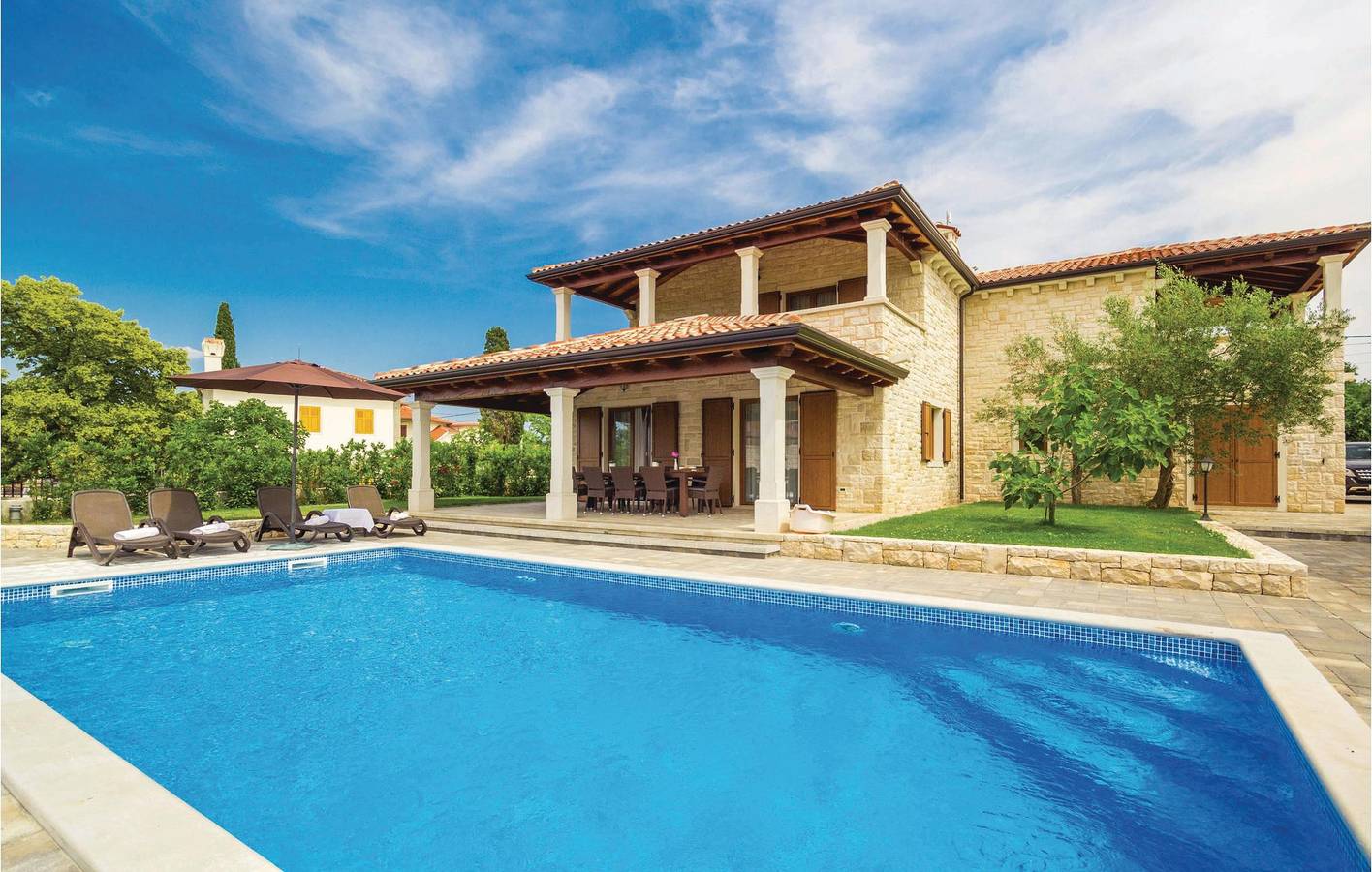 Ferienhaus für 10 Personen mit Terrasse in Zidarici, Krk
