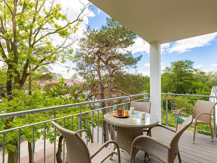 Ferienwohnung für 4 Personen, mit Balkon und Terrasse sowie Sauna in Heringsdorf - 2