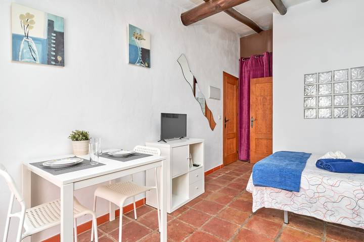 Estudio entero, Apartamento Estudio 'Estudio 1 C En El Centro De Nerja' Con Terraza Privada in Nerja Centre, Nerja