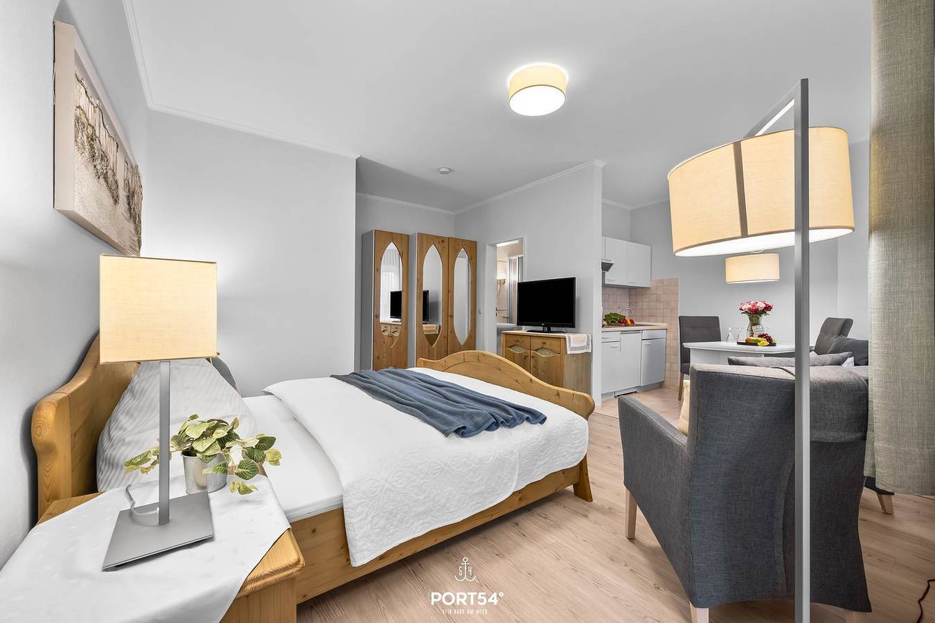 Ganze Wohnung, "Ferienwohnung Languste" im Herzen Büsums mit Balkon, Zentrum und Strandnah in Hafen Büsum, Büsum