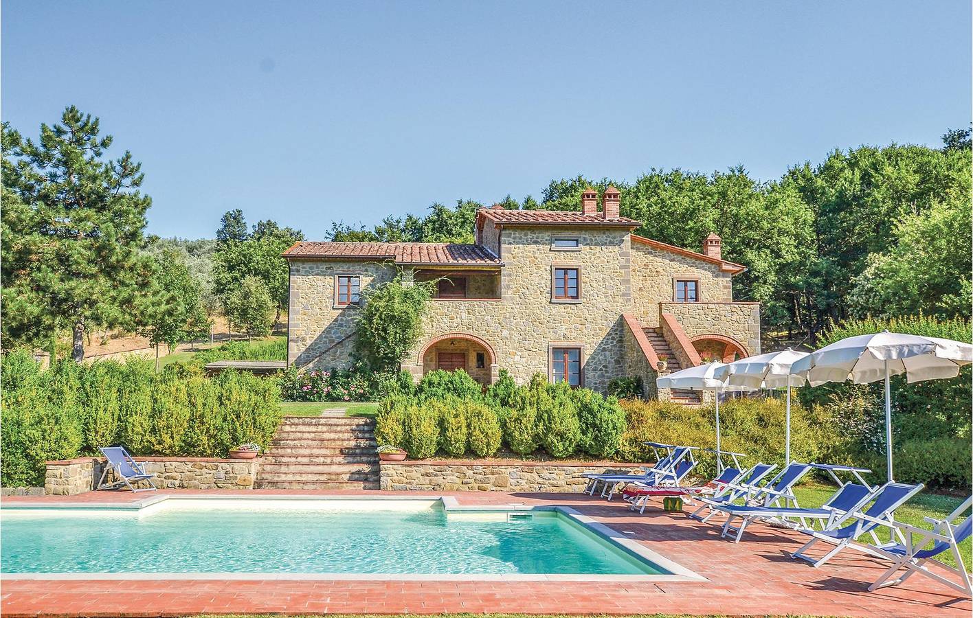 Polvano Oase: 320qm mit Pool, Garten und Parkplatz in Castiglion Fiorentino, Arezzo Provinz