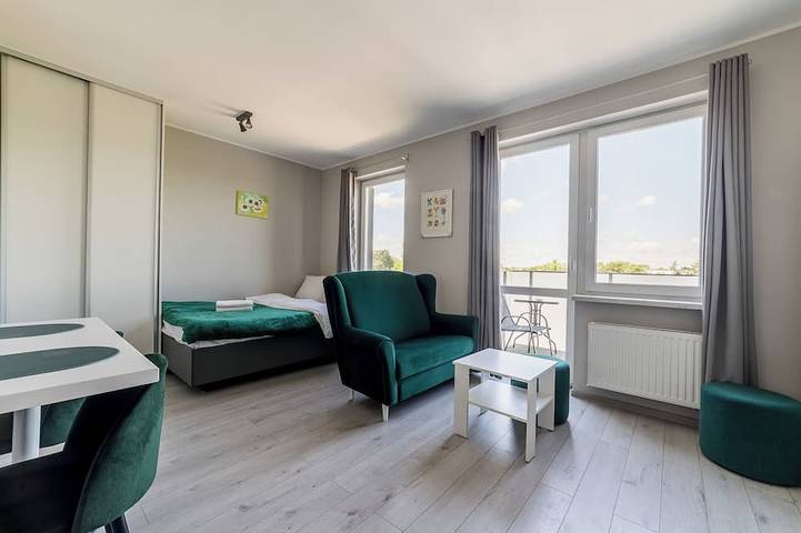 Ganze Wohnung, Druskienicka Green Comfort Studio in Posen, Großpolen