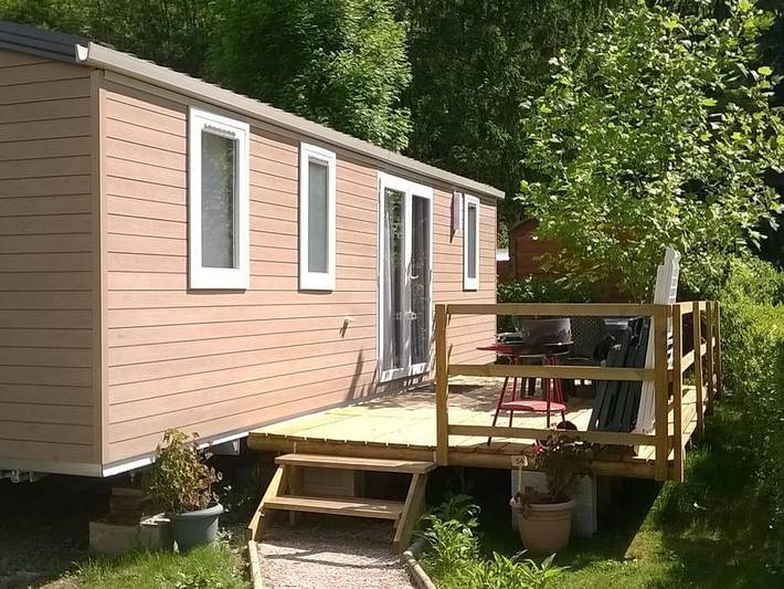Flower camping À La Rencontre du Soleil  - Mobilheim 6 personen - Mobilheim Confort Belledonne 3 Zimmer 6 Personen 32m² 2/6 Pers. in La Garde (Isère), Nationalpark Écrins